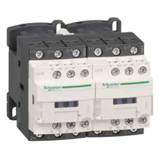 Schneider Electric LC2D TeSys D Reversing Contactor, 110V AC Coil, 3-Pole, 25 A, 11 kW, 1 NO/1 NC, 600V AC LC2D25G7