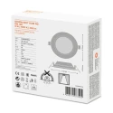 LEDVANCE LED Downlight 6W Cool White 4000K 220-240V Polycarbonate Housing 118x30mm 4058075078994