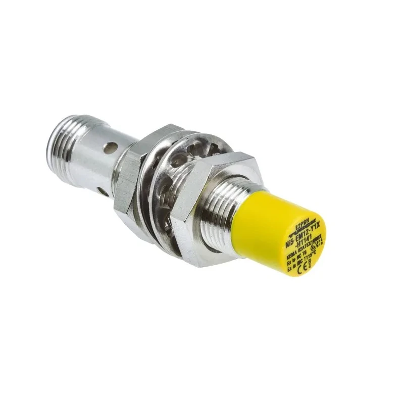 Turck Threaded Barrel Inductive Proximity Sensor M12 x 1 Stainless Steel Housing 8.2V DC 5 mm Detection Ni5-EM12-Y1X-H1141