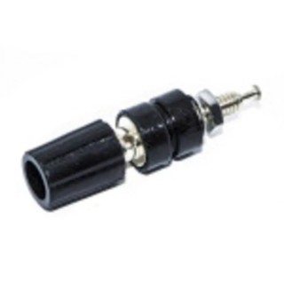 Mueller Electric Black 15A Binding Post with Brass Contacts Nickel Plated 9.53mm Hole Diameter BU-P3760-0
