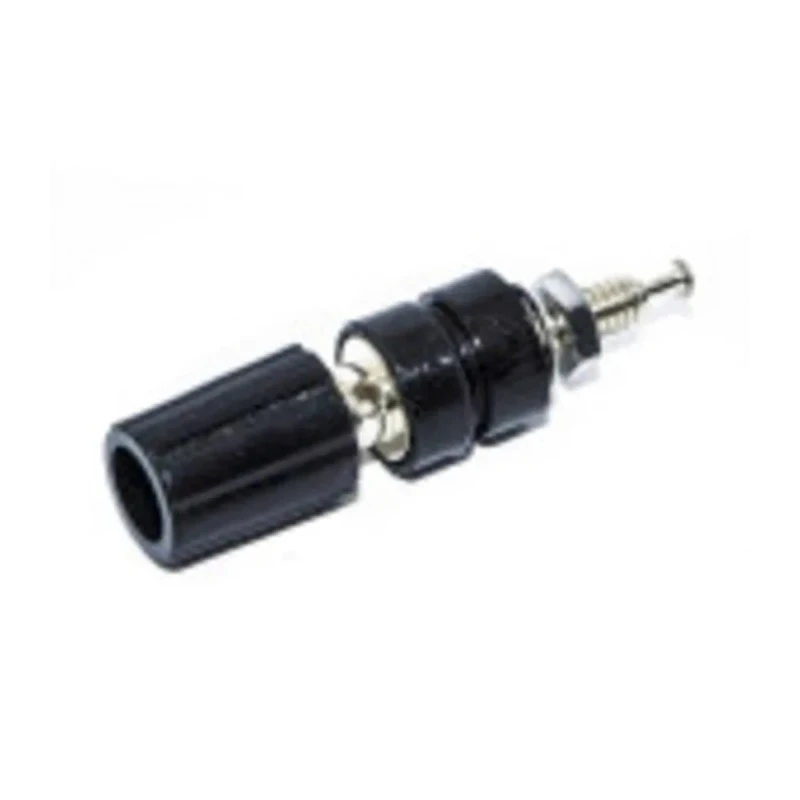 Mueller Electric Black 15A Binding Post with Brass Contacts Nickel Plated 9.53mm Hole Diameter BU-P3760-0