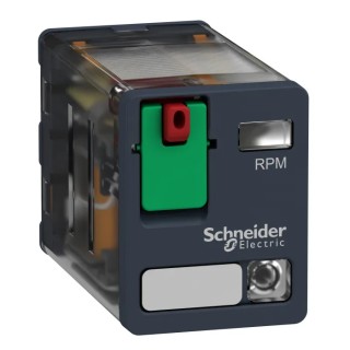 Schneider Electric Panel Power Relay 24V ac Coil 15A Switching Current DPDT RPM22B7