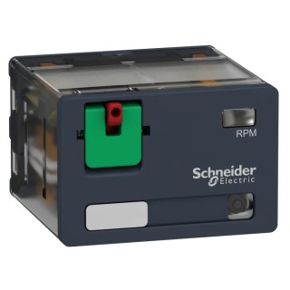 Schneider Electric Panel Power Relay 24V ac Coil 15A Switching Current 4PDT RPM42B7