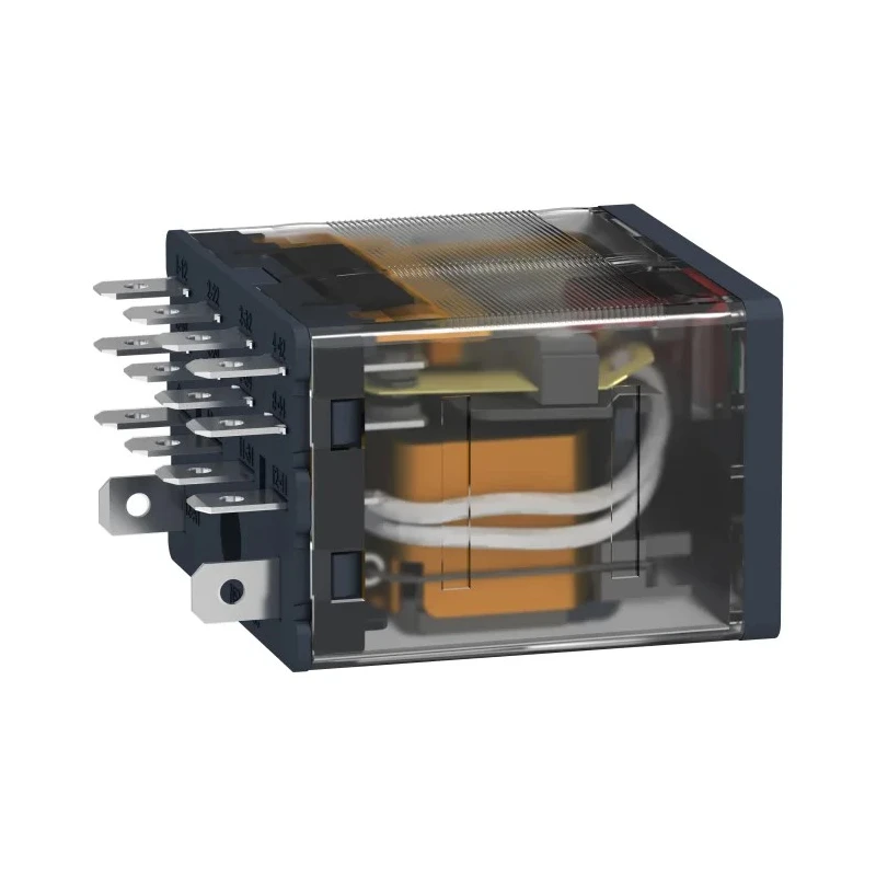 Schneider Electric Panel Power Relay 24V ac Coil 15A Switching Current 4PDT RPM42B7