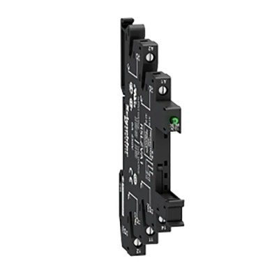 Schneider Electric Harmony Relay RSL 5 Way 230V AC/DC DIN Rail Relay Socket with LED Indicator RSLZVA4