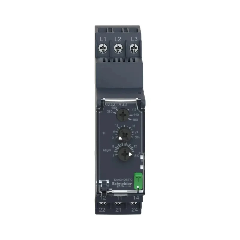 Schneider Electric Monitoring Relay 3 Phase Overvoltage DPDT DIN Rail 380V ac 480V ac RM22TA33