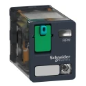 Schneider Electric Panel Power Relay 12V DC Coil 15A Switching Current DPDT RPM22JD