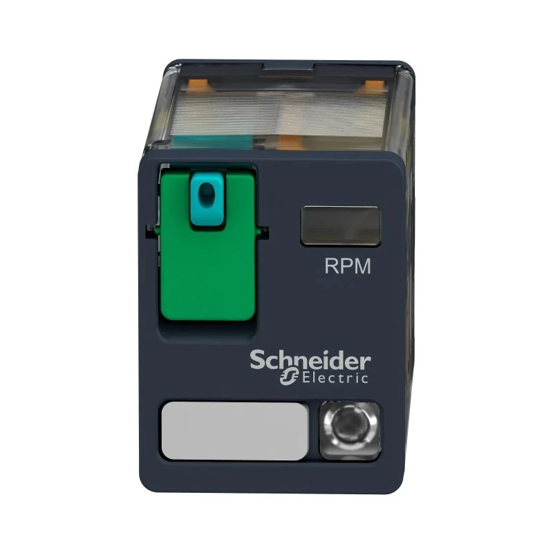Schneider Electric Panel Power Relay 12V DC Coil 15A Switching Current DPDT RPM22JD