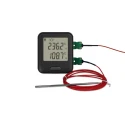 Lascar WiFi Enabled Dual Channel Temperature Data Logger with Rechargeable Lithium-ion Battery 6 Months Battery EL-WIFI-DTC