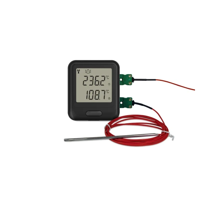 Lascar WiFi Enabled Dual Channel Temperature Data Logger with Rechargeable Lithium-ion Battery 6 Months Battery EL-WIFI-DTC