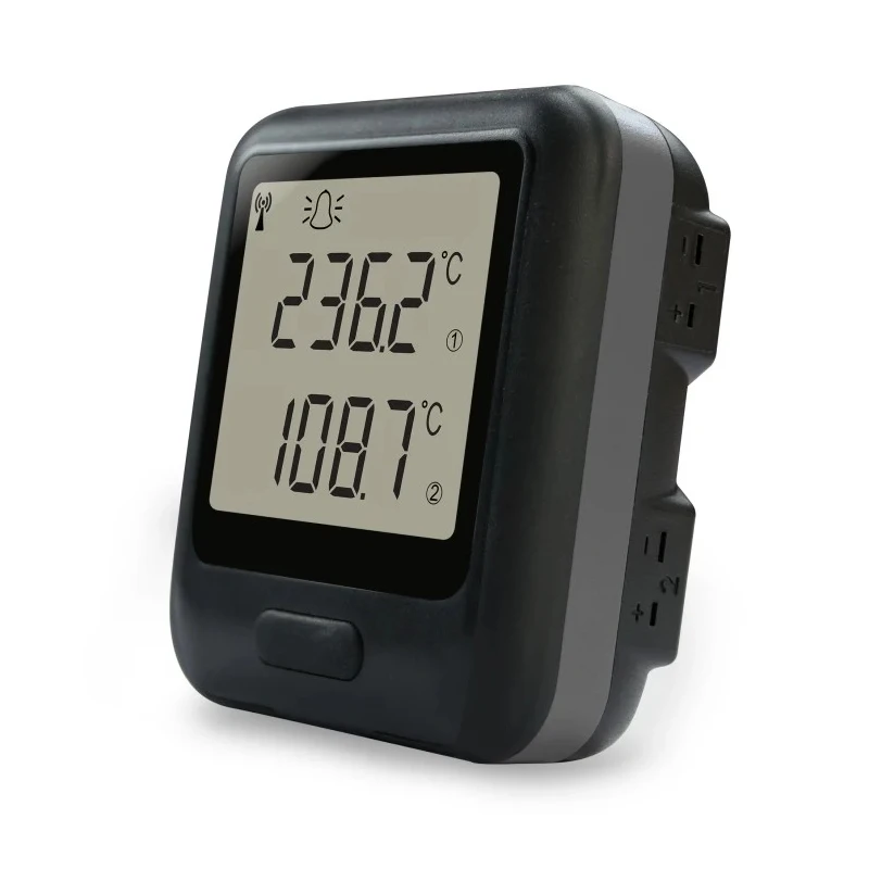 Lascar WiFi Enabled Dual Channel Temperature Data Logger with Rechargeable Lithium-ion Battery 6 Months Battery EL-WIFI-DTC