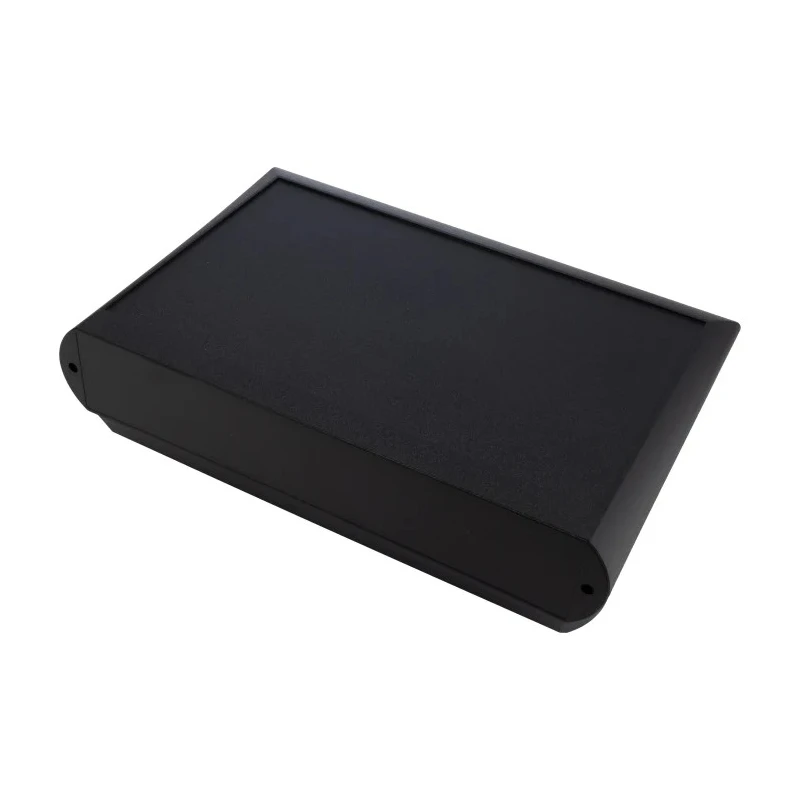 OKW Comptec Series Black ABS Desktop Enclosure Sloped Front 290mm x 200mm x 76mm A0629109