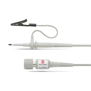 RS PRO Passive Oscilloscope Probe Voltage Type 200 MHz Bandwidth 10:1 Attenuation BNC Connector 179-9563