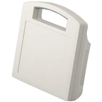 OKW CARRYTEC Series White ABS Handheld Enclosure Integral Battery Compartment IP54 222 mm x 205 mm x 80 B4208107 + B4308001