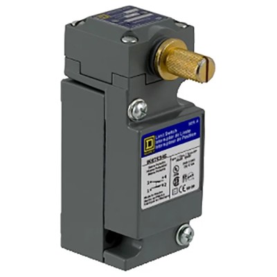 Telemecanique Sensors 9007 Series Rotary Head Limit Switch SPDT-DB, IP67, Metal Housing, 600V AC, 1.2A 9007C54CM11
