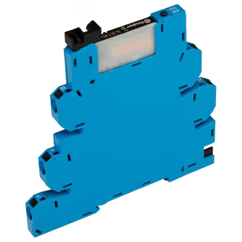 Finder 39 Series Interface Relay, DIN Rail Mount, 24V AC/DC Coil, SPST Contact, 6A Switching Current 39.51.0.024.0060