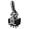 KNITTER-SWITCH Panel Mount Toggle Switch DPDT On-On-On 250V AC 4A MTL 206 PA