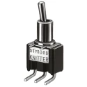 KNITTER-SWITCH Toggle Switch PCB Mount On-On SPDT Through Hole Terminal 250 V ac STM 106 D-RA