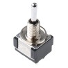 KNITTER-SWITCH Toggle Switch Panel Mount On-Off-On DPDT Solder Terminal IP67 30V dc 250V ac MTE 206 S