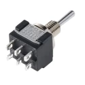KNITTER-SWITCH Toggle Switch Panel Mount On-Off-On DPDT Solder Terminal IP67 30V dc 250V ac MTE 206 S