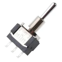 KNITTER-SWITCH Panel Mount Toggle Switch, On-Off-On, SPDT, Solder Terminal, 250 V AC, IP67 Rated MTE 106 H