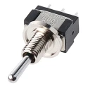 KNITTER-SWITCH Panel Mount Toggle Switch, On-Off-On, SPDT, Solder Terminal, 250 V AC, IP67 Rated MTE 106 H