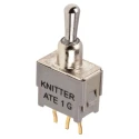 KNITTER-SWITCH Toggle Switch, PCB Mount, On-Off-On, SPDT, Through Hole Terminal, 48 V dc, 48 V ac ATE 1 G