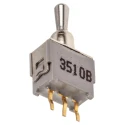 KNITTER-SWITCH Toggle Switch, PCB Mount, On-Off-On, SPDT, Through Hole Terminal, 48 V dc, 48 V ac ATE 1 G