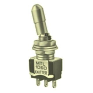 KNITTER-SWITCH Toggle Switch Panel Mount On-On SPDT Solder Terminal 250 V ac MTL 106 D