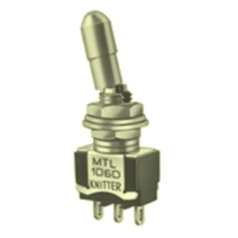 KNITTER-SWITCH Toggle Switch Panel Mount On-On SPDT Solder Terminal 250 V ac MTL 106 D