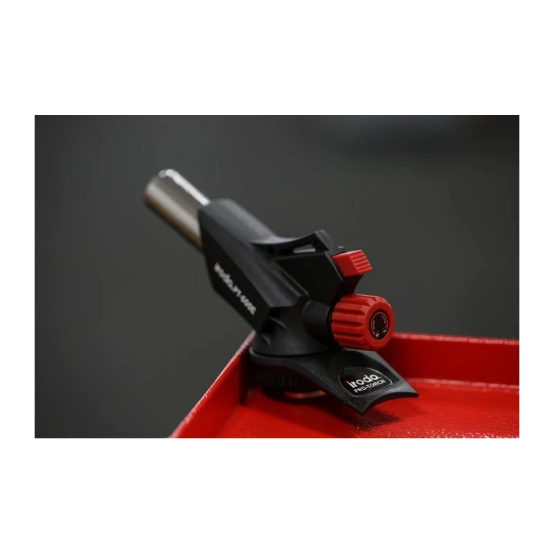 RS PRO Blow Torch Propane, Butane One Touch Auto Piezo Ignition Wind-Resistant Flame 1350°C 138x45x91 mm 819-9098