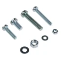 RS PRO Steel Slot Drive Machine Screw Nut and Washer Kit 2370 Pieces DIN 84/934/125A 6-25mm 819-9000