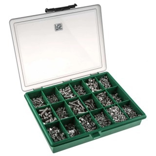 RS PRO Stainless Steel 2475 Piece Torx Drive Nut and Washer Kit 819-9004