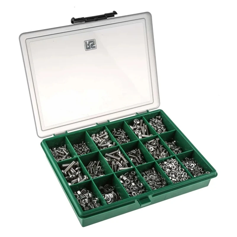 RS PRO Stainless Steel 2475 Piece Torx Drive Nut and Washer Kit 819-9004