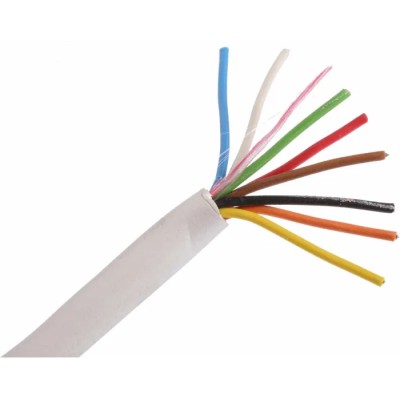 RS PRO Control Cable 8 Cores 0.19mm² Unscreened Polyvinyl Chloride PVC Sheath 100 m 50V 1 A 4.5 mm 820-0194