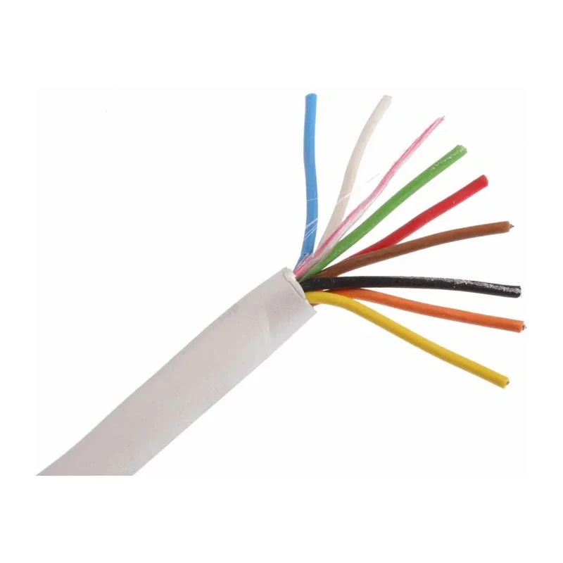 RS PRO Control Cable 8 Cores 0.19mm² Unscreened Polyvinyl Chloride PVC Sheath 100 m 50V 1 A 4.5 mm 820-0194