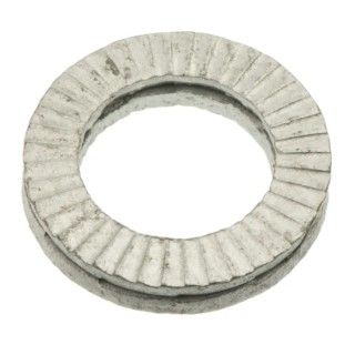 Heico Unalloyed Steel Delta Protect Wedge Lock Washers M10 RoHS H-HLS-10