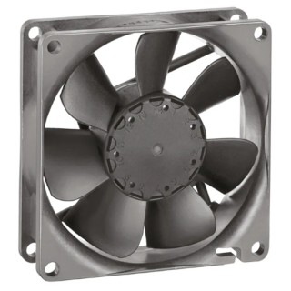 ebm-papst 8400 N Series High Humidity Protected IP68 Axial Fan 12V DC, 1.7W, 69 m³/h, 80mm 