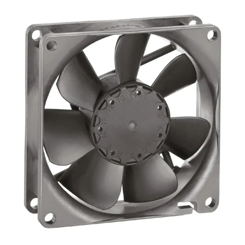 ebm-papst 8400 N Series High Humidity Protected IP68 Axial Fan 12V DC, 1.7W, 69 m³/h, 80mm 