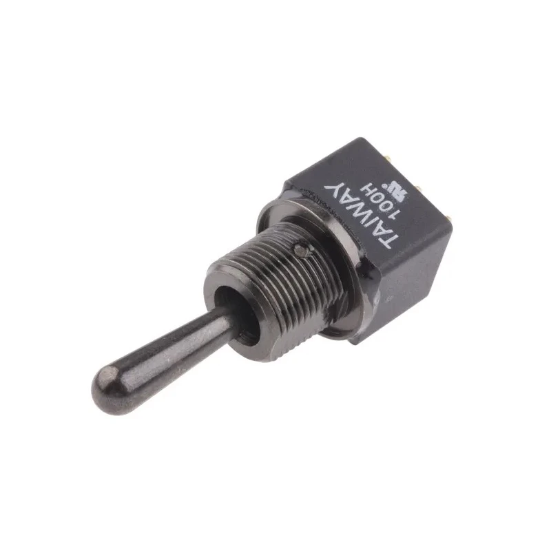RS PRO Toggle Switch PCB Mount On-Off-On DPDT Brass Actuator IP67 Sealed 28V DC 250V AC 820-0510
