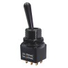 RS PRO Toggle Switch PCB Mount On-Off-On DPDT Solder Terminal 28V dc 250V ac 820-0514