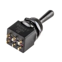 RS PRO Toggle Switch PCB Mount On-On-On DPDT 5A 28V dc 250V ac Brass Actuator 820-0520