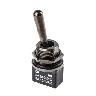 RS PRO Toggle Switch PCB Mount On-On SPDT Solder Terminal 250 V AC 5 A 820-0542