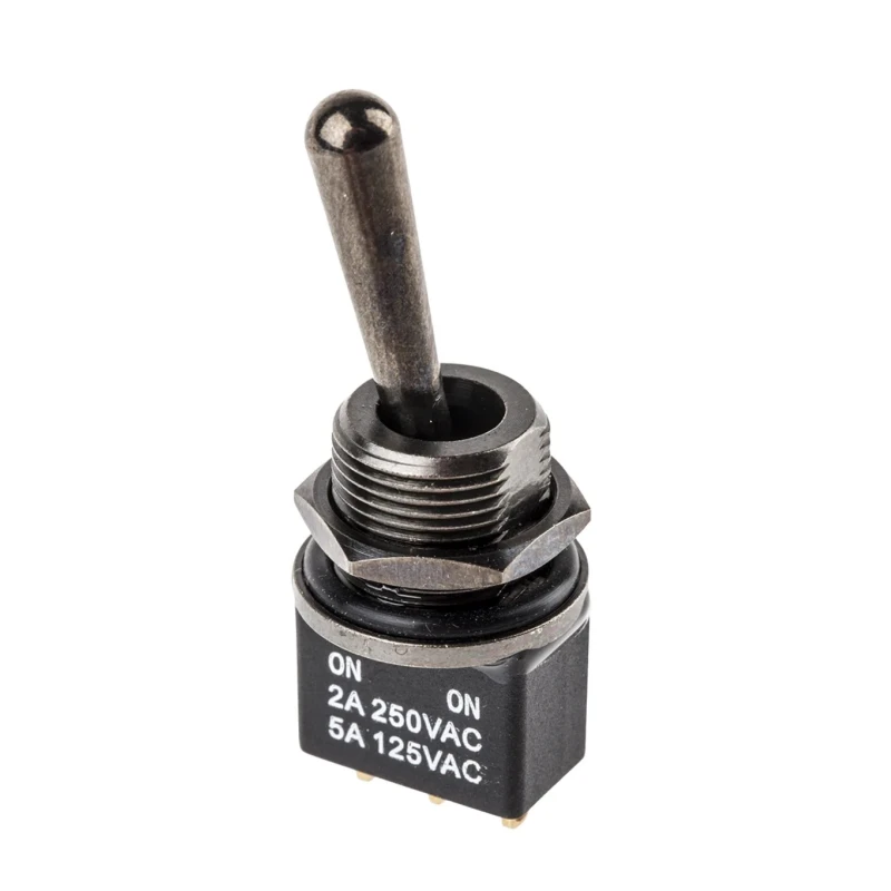 RS PRO Toggle Switch PCB Mount On-On SPDT Solder Terminal 250 V AC 5 A 820-0542