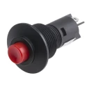 RS PRO Push Button Switch, Latching, PCB Mount, SPST, Red LED, Round Actuator, 125 V AC 5 A 820-0618