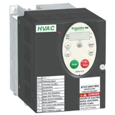 Schneider Electric Inverter Drive 750 W 3 Phase 400V AC 2.2A ATV212H075N4