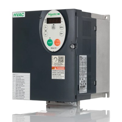 Schneider Electric Inverter Drive 4 kW 3 Phase Panel Mount Variable Speed Asynchronous Motor ATV212HU40N4