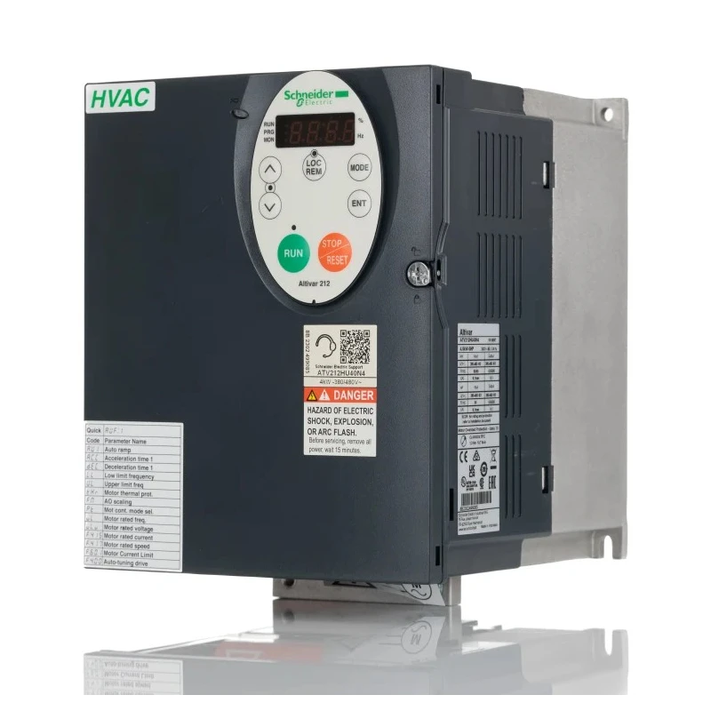 Schneider Electric Inverter Drive 4 kW 3 Phase Panel Mount Variable Speed Asynchronous Motor ATV212HU40N4