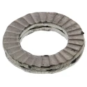 Heico Stainless Steel Wedge Lock Washers M6, RoHS Compliant, Grade A4, Thickness 1.6mm H-HLS-6S