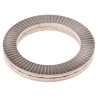 Heico Stainless Steel Wedge Lock Washers M20, 30.7mm External Diameter, 21.4mm Inside Diameter, Grade A4, RoHS H-HLS-20S